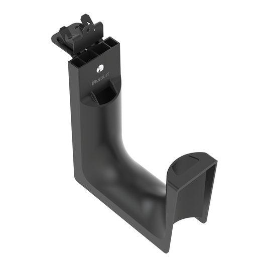 Mayer-DDS-StrongHold™ JP2HBC25RB-L20 J-Hook, Rotating, 0.25", Blk, PA 6.6/Metal, Hammer-on-1