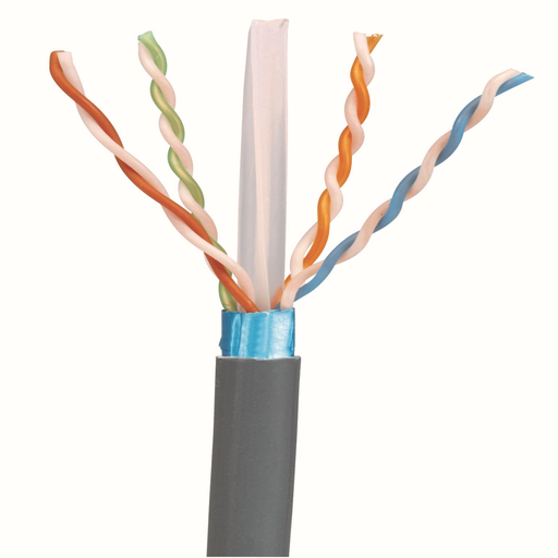 Product image for Panduit PFR6C04GR-UG TX6™ Copper Cable, Cat 6, 23 AWG, F/UTP, CMR, Green