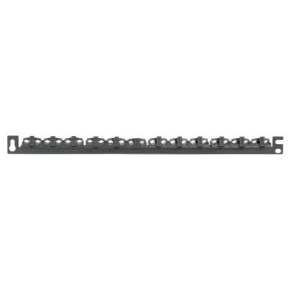 Panduit SRBWCY Strain Relief Bar, With Clips, 1 RU, Blackack Product image for Panduit SRBWCY Strain Relief Bar, With Clips, 1 RU, Blackack