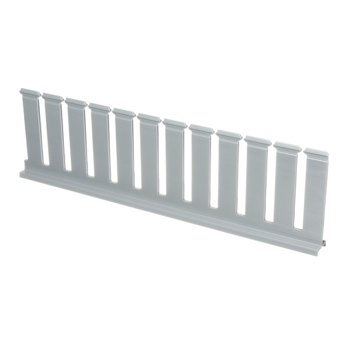 Panduct® SD4H6 Divider Wall, Lt Gray, PVC, 3.53"x0.75", 4" Duct H, PK6