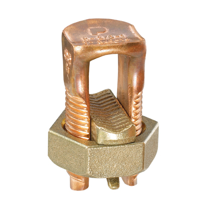 Mayer-DDS-Pan-Lug™ SBC8-C Mech Con-Split Bolt, 8, Copper, PK100-1