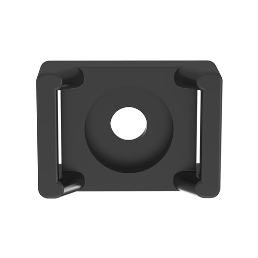 Product image for Panduit TM3S8-C0 Cable Tie Mount, .62" (15.8mm)W, #8 Screw (M4), Weather Resistant Nylon