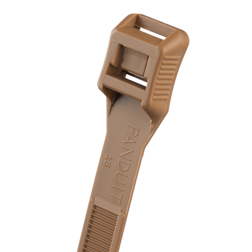 Product image for Panduit IT9115-CUV18 IT9115-CUV18 In-Line Cable Tie, Tan, UV PA6.6, 15.3"L, 124lb, PK100