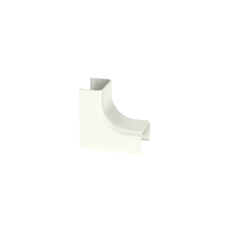 Surface Raceway, LDPH10 Power Rated Inside Corner, Off White