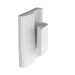 ACC19-A-C Wire Clip, Natural, PA 6.6, Rubber Adh., 0.76x0.63", PK100