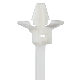 Pan-Ty® PLWP1M-D Wing Push Mount Cable Tie, PA6.6, 4.3"L, 18lb, PK500