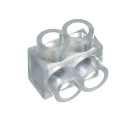 Pan-Lug™ PCSB2/0-2S-6 Multi-Tap Mech Con, Single Sided, 2/0, Tin Plt Al, PK6