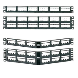 Panduit UICMPP48BLY , Flat,Unshielded, Patch Panel, 48 Port, 2 RU, Black