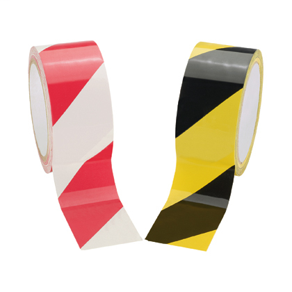 Product image for Panduit HT3S-RED-WHT Hazard Tape, Adhesive, 3" x 18Yd, Red/ White Stripe