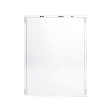 Product image for Panduit SEZ0810L Adhesive Sign, Laser Printable, 8.00" x 10.00", Black (No Header), White.