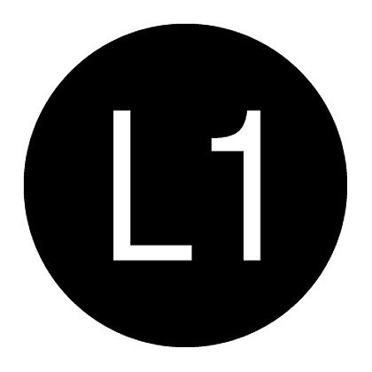 Panduit PESS-A-L1 Card Label, Polyester, 'L1', 0.49" dia., 20/card, 10 cards/pk, WH/BL Product image for Panduit PESS-A-L1 Card Label, Polyester, 'L1', 0.49" dia., 20/card, 10 cards/pk, WH/BL