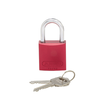 Product image for Panduit PSL-7BR Aluminum Body Padlock, Brown