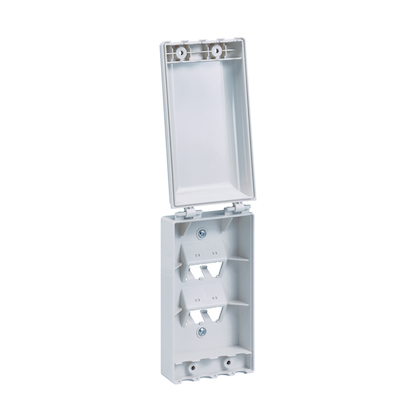 Panduit CFPTR4IW Faceplate, 4 Port, Tamper Resistant, Off White Product image for Panduit CFPTR4IW Faceplate, 4 Port, Tamper Resistant, Off White