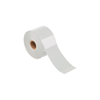Product image for Panduit T300X000RP1 Reflective Continuous Tape, White, 3.00" H x 50' L