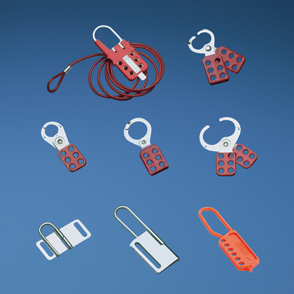 Product image for Panduit PSL-HD2.4 Heavy Duty Lockout Hasp, 1"x2.4" Hasp Clearance, Heavy Duty Steel, 12 pc/pk