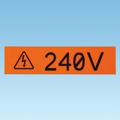 P1 Vyl Cont Tape Cass,.24"x25',WH/BL
