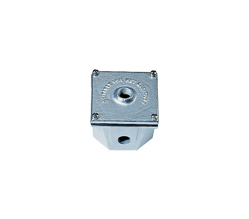 CAST IRON J-BOX,(6)1/2"NPT