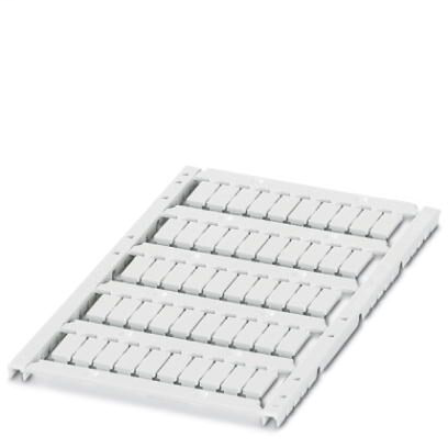 Phoenix Contact 0829483 10 x 5.55 x 3.48 mm White Polycarbonate Snap-In Mount Sheet Terminal Block Marker Product image for Phoenix Contact 0829483 10 x 5.55 x 3.48 mm White Polycarbonate Snap-In Mount Sheet Terminal Block Marker
