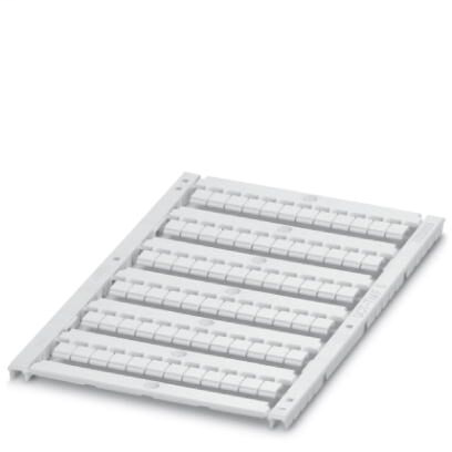 Product image for Phoenix Contact 0828744 5 x 4.6 x 1.64 mm White Polycarbonate Snap-In Mount Sheet Terminal Block Marker