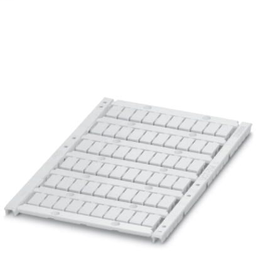 Phoenix Contact 0828736 10.5 x 5.6 x 4.76 mm White Polycarbonate Snap-In Mount Sheet Terminal Block Marker