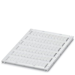 Phoenix Contact 0828734 10.5 x 4.6 x 4.76 mm White Polycarbonate Snap-In Mount Sheet Terminal Block Marker