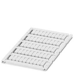 Phoenix Contact 0829483 10 x 5.55 x 3.48 mm White Polycarbonate Snap-In Mount Sheet Terminal Block Marker