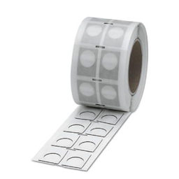 Phoenix Contact 0819550 40 x 30 mm White Polyester Adhesive Mount Roll Marking Label with Drill Hole