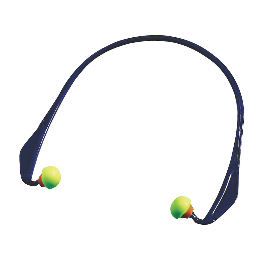 Product image for PIP 267-HPB200 BANDED OVAL FOAM 20 DB NRR LIME PU W/ ERGONOMIC BLACK BAND 10/BOX