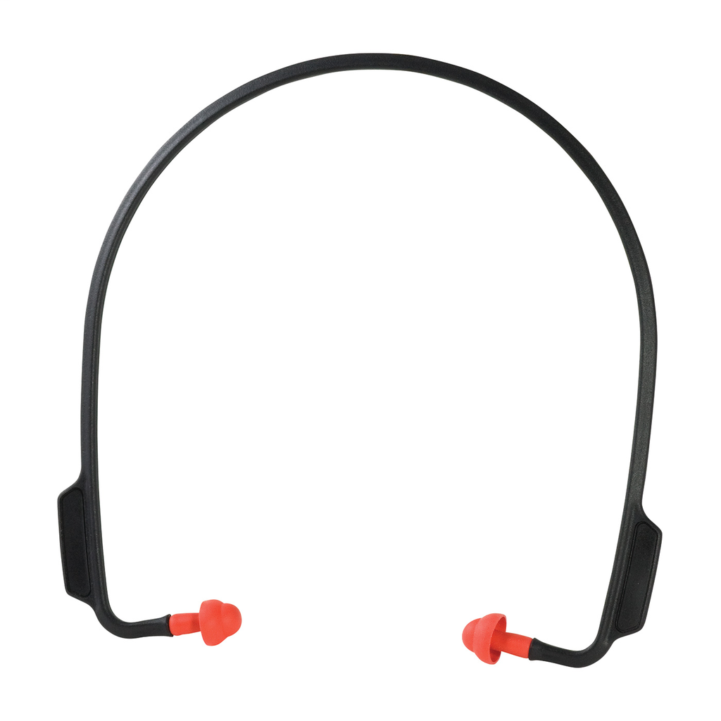 Product image for PIP 267-HPB300 BANDED FLANGE REUSABLE, 20 DB NRR, RED TPE W/ BLACK BAND, 10/BOX LIKELY SUBJECT TO TAX