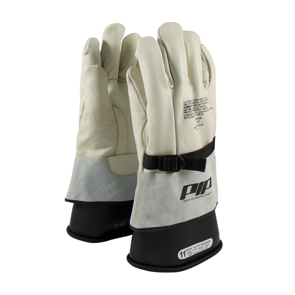 PIP 148-4000/9 LEATHER PROTECTOR,GRAIN COWHIDE, CLASS 1-2, 12 IN.,GAUNTLET CUFF LIKELY SUBJECT TO TAX PIP 148-4000/9 LEATHER PROTECTOR,GRAIN COWHIDE, CLASS 1-2, 12 IN.,GAUNTLET CUFF LIKELY SUBJECT TO TAX