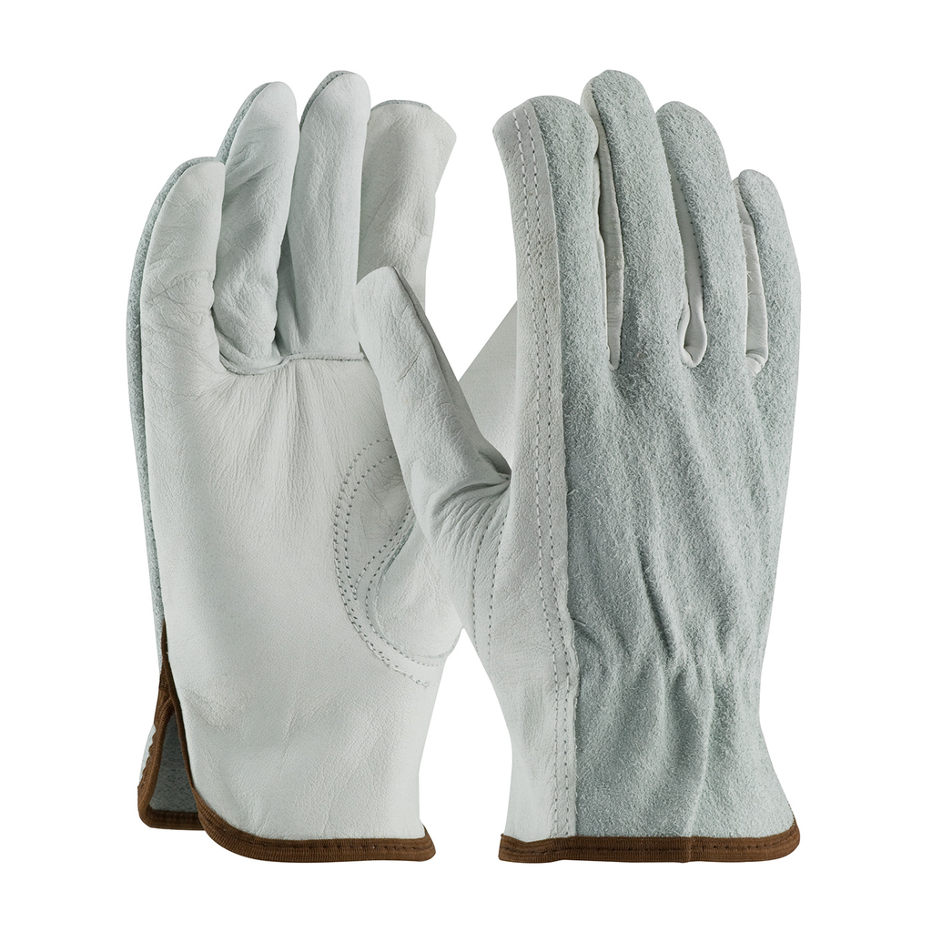 PIP 68-161SB/XL Extra Large Top Grain Cowhide Leather Driver Keystone Thumb Slip-On Cuff Protective Gloves PIP 68-161SB/XL Extra Large Top Grain Cowhide Leather Driver Keystone Thumb Slip-On Cuff Protective Gloves