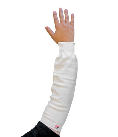 PIP 15-218WL PRITEX SLEEVE,18-INCH, WHITE, STANDARD WIDTH,ELASTIC CUFF LIKELY SUBJECT TO TAX PIP 15-218WL PRITEX SLEEVE,18-INCH, WHITE, STANDARD WIDTH,ELASTIC CUFF LIKELY SUBJECT TO TAX