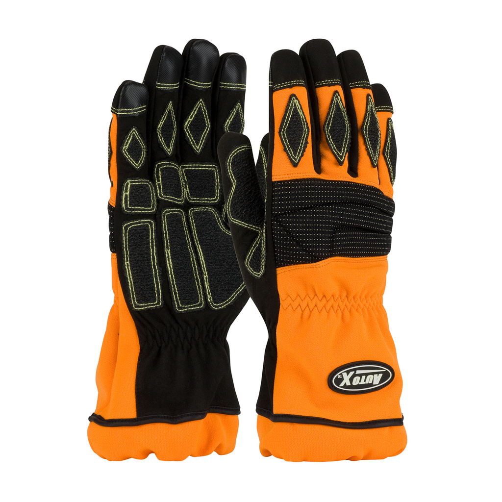 PIP 911-AX9/XL AUTOX EXTRICATION,ORANGE W/ BLACK PADDING, XL,NON-MELT FINGERTIPS LIKELY SUBJECTTO TAX PIP 911-AX9/XL AUTOX EXTRICATION,ORANGE W/ BLACK PADDING, XL,NON-MELT FINGERTIPS LIKELY SUBJECTTO TAX