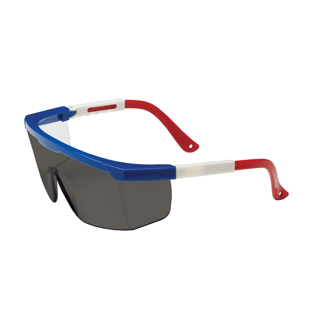 PIP 250-24-0301 HI-VOLTAGE ARC, GRYAS LENS, RED/WHITE/BL FRM, ADJTMPLS LIKELY SUBJECT TO TAX PIP 250-24-0301 HI-VOLTAGE ARC, GRYAS LENS, RED/WHITE/BL FRM, ADJTMPLS LIKELY SUBJECT TO TAX