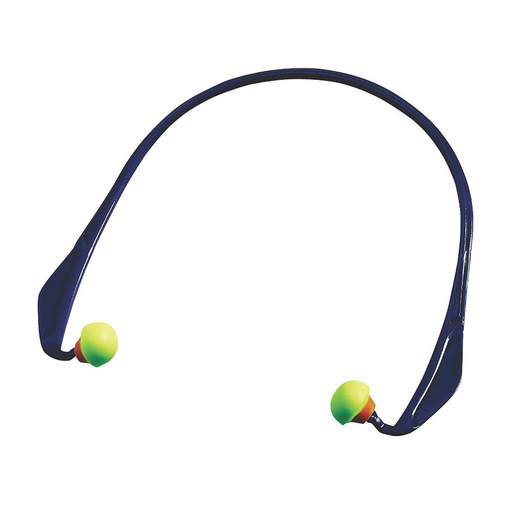 Product image for PIP 267-HPB200 BANDED OVAL FOAM 20 DB NRR LIME PU W/ ERGONOMIC BLACK BAND 10/BOX