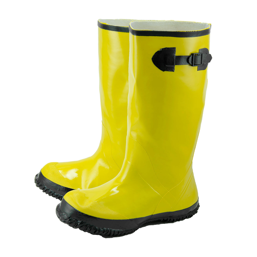 Product image for PIP 8200/18 WEST CHESTER 17 & QUOT YELLOW SLUSH BOOT BLACK BUCKLE AND SOLE