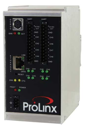 Product image for PROSOFT 5228-DFNT-HART ETHERNET/IP TO ANALOG HART - 8 CHANNEL