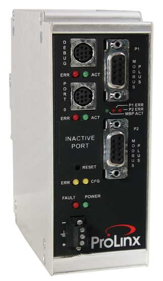 Modbus Plus to Modbus Master/Slave Gateway