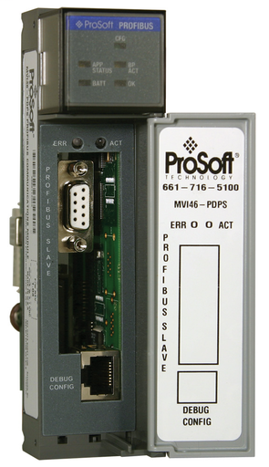 Product image for PROSOFT MVI46-PDPS PROFIBUS DP SLAVE COMMUNICATION MODULE