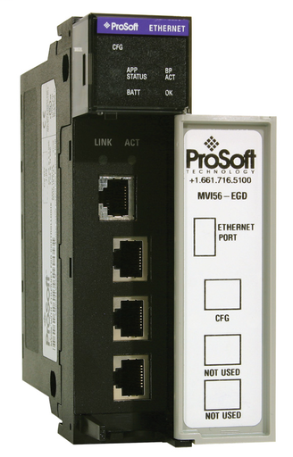 Product image for PROSOFT MVI56-EGD GE ETHERNET GLOBAL DATA COMMUNICATION MODULE
