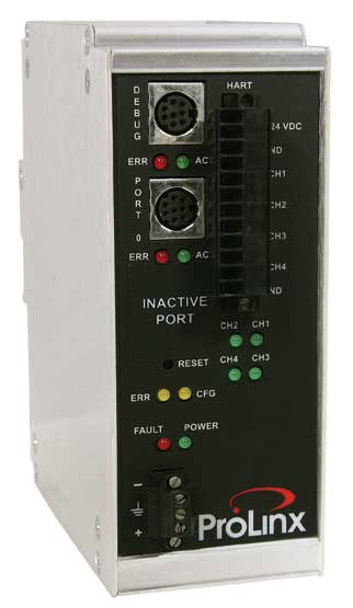 Modbus Master/Slave to HART Multi-drop 4 channel