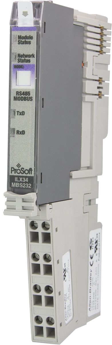 Modbus Serial Module for CompactLogix L1 and Point I/O Adapters ILX34-MBS232
