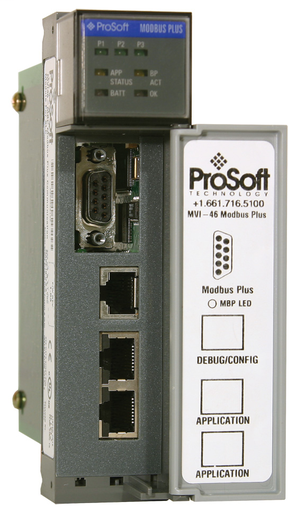 Product image for PROSOFT MVI46-MBP MODBUS PLUS COMMUNICATION MODULE