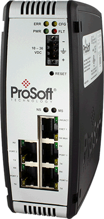PROFINET® Device to Modbus® Serial Gateway with four serial ports