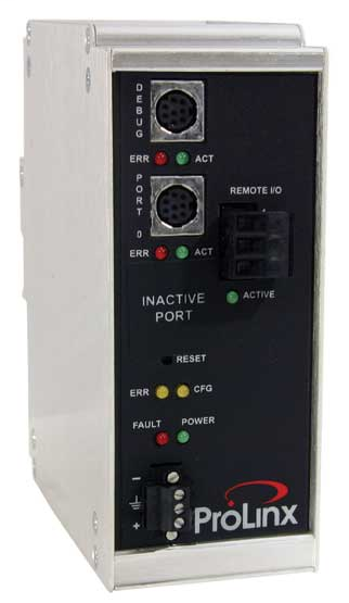Rockwell Automation Remote I/O to Modbus Master/Slave Gateway