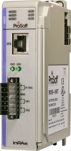 Product image for PROSOFT MVI69-HART HART MULTI-DROP COMMUNICATION MODULE - 2 CHANNEL; NON CE