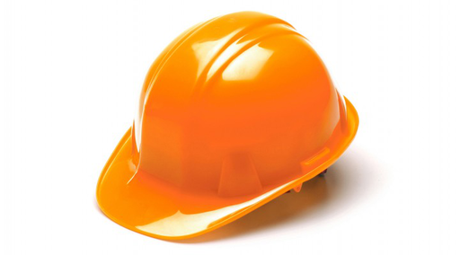 Pyramex Safety - SL Series Hard Hat - Hi Vis Orange-Standard Shell 4 Pt Ratchet Suspension