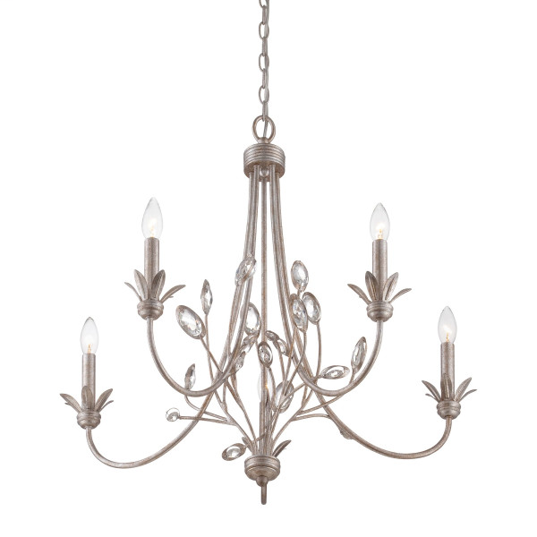Product image for Wesley 5 Light Chandelier - Italian Fresco