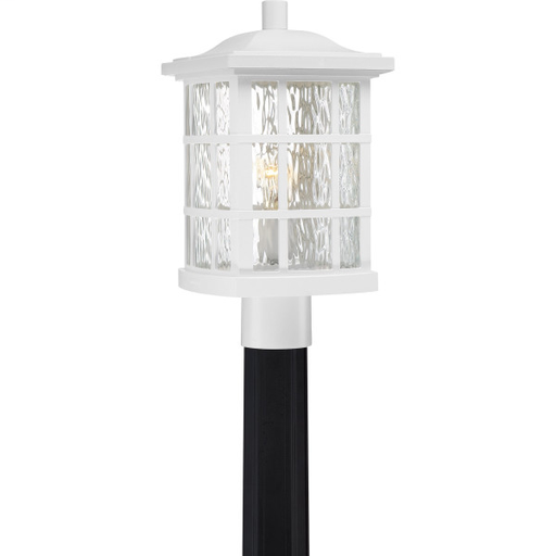 Product image for Stonington 1 Light Post Lantern - White Lustre