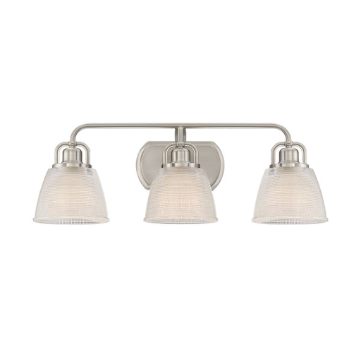 Product image for Dublin 3 Light Vanity - Brushed Nickel